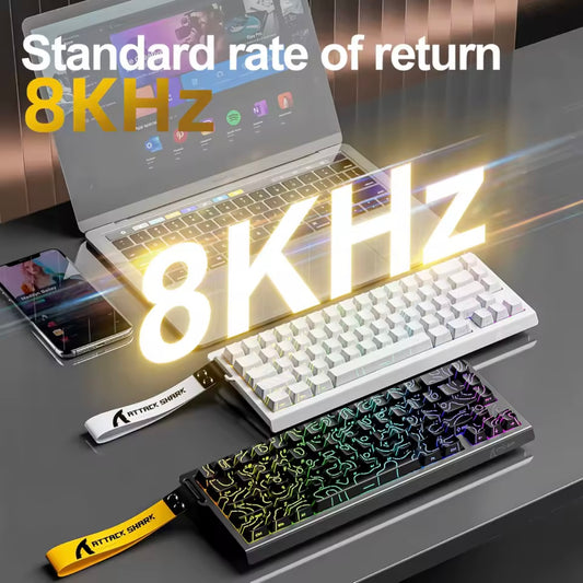 كيبورد قيمنق مغناطيسي X68HE | 8000Hz | أسرع استجابة بضغطه وحدة!