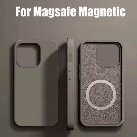 كفر مغناطيسي آيفون 15 برو ماكس – سيليكون فاخر MagSafe